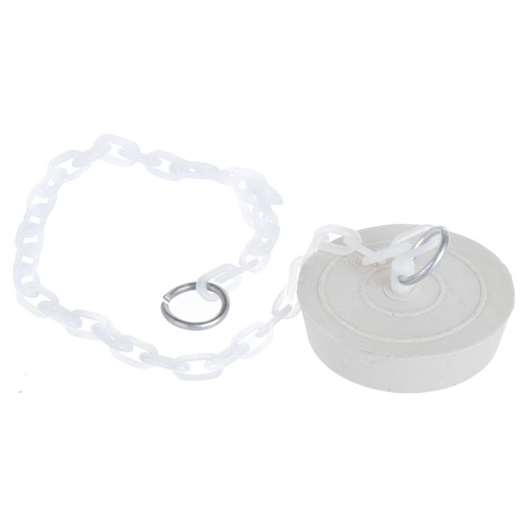 Tapón Desagüe 1 1/ 2 Pulgadas Con Cadena Para Lavamanos Lavaplatos Tinajas