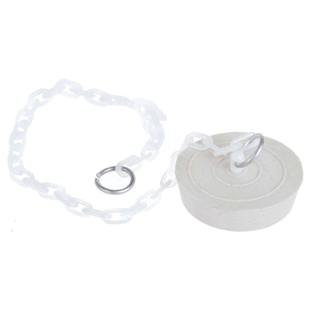 GOMAHOGAR - Tapón para desagüe goma 1 1/2" con cadena