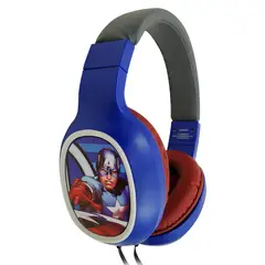 MARVEL - Audífonos over ear teen Capitan América