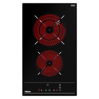 Encimera Vitrocerámica 2 Platos Negro TZC-32320 BK TTC