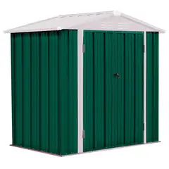 EL BARCO - Bodega Jardín con Repisas Homeshed Verde 212x198x126 cm
