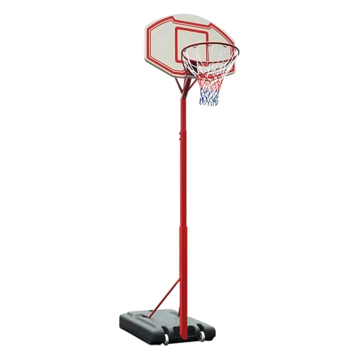 TALBOT - Pedestal Basquetbol Escolar acero rojo