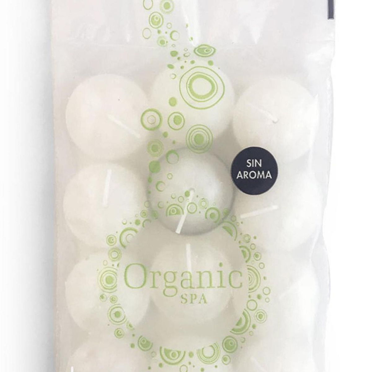 ORGANIC - Set velas tealights 12 unidades