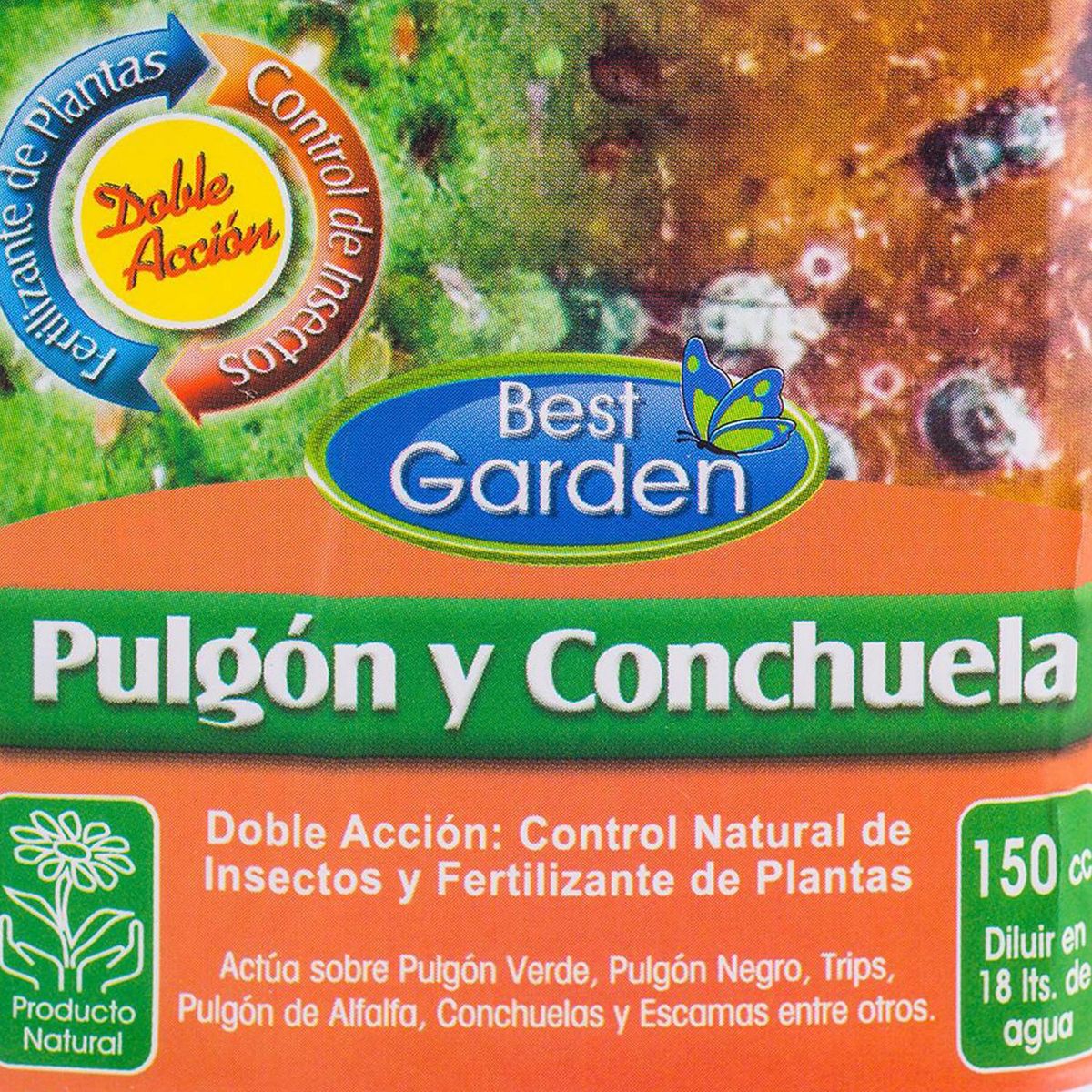 BEST GARDEN - Controlador natural para pulgones y conchuelas 150 ml líquido