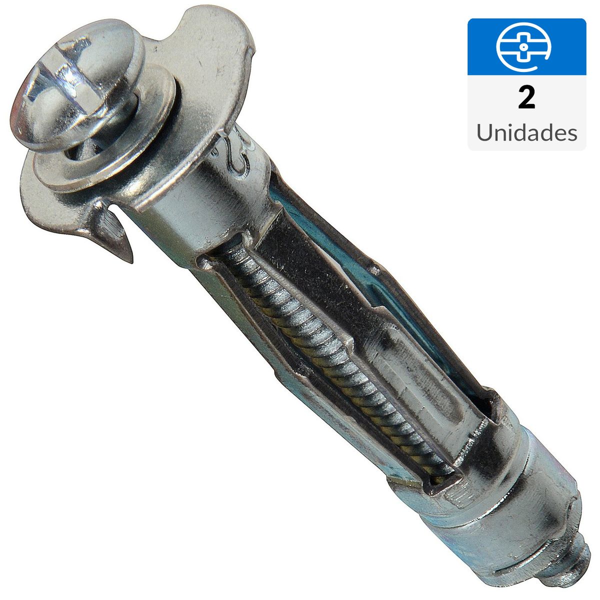 FIXSER - Anclaje para pared hueca 1/8" 2 unidades