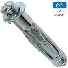 FIXSER - Anclaje para pared hueca 1/4" 2 unidades