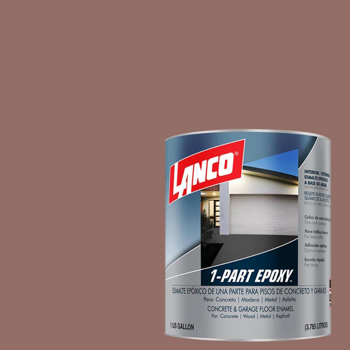 LANCO - Esmalte 1 Part Epoxy Lata 1 galón(es) Mate Arcilla