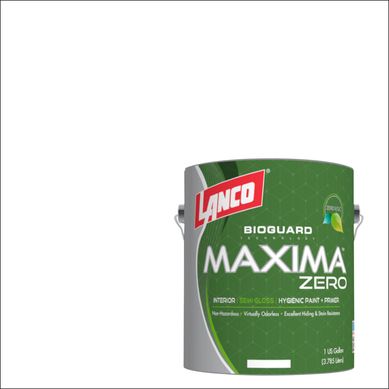 Esmalte al Agua Semibrillo Maxima Zero Blanco 1 gl