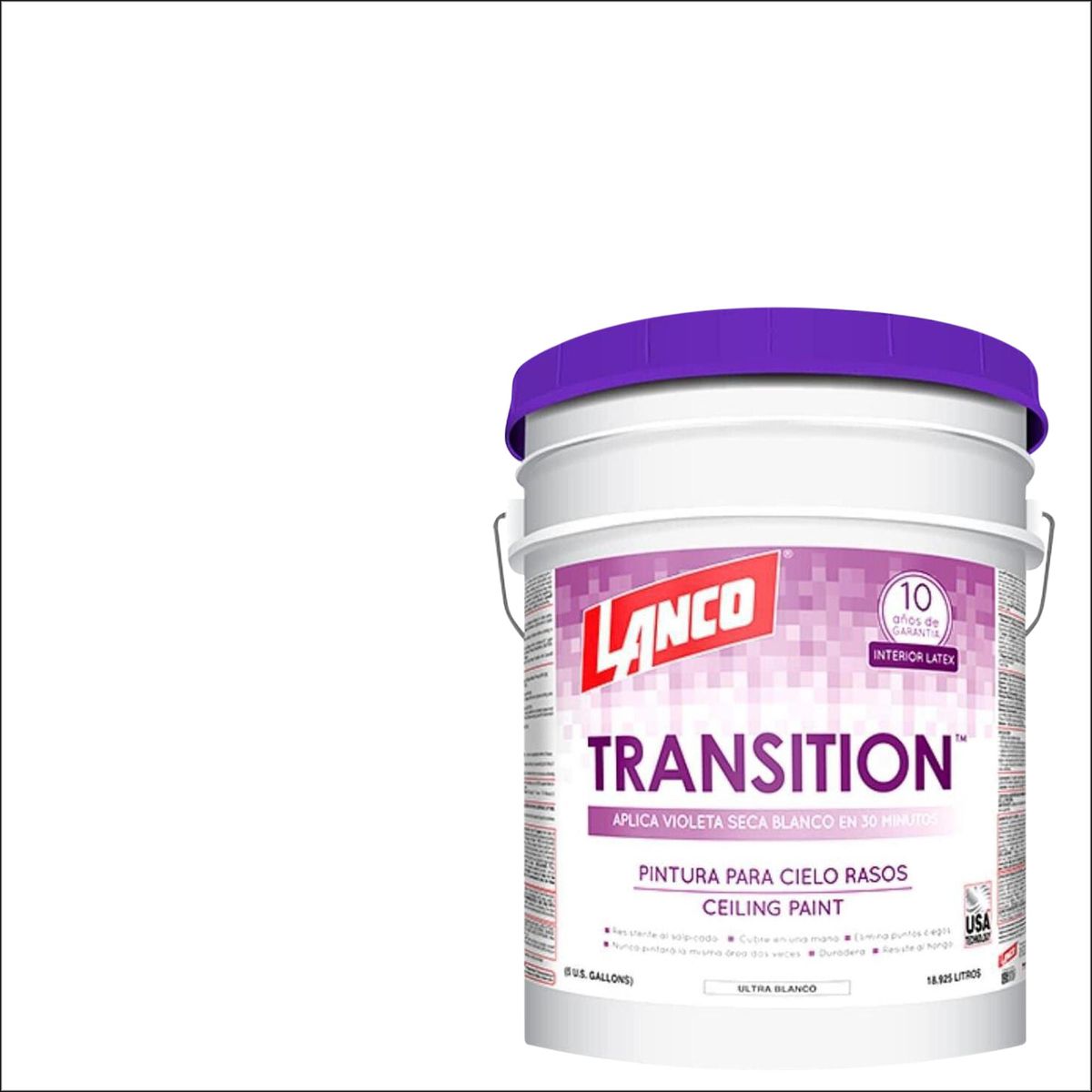 LANCO - Pintura para Cielos Tineta 4 galón(es) Mate Blanco