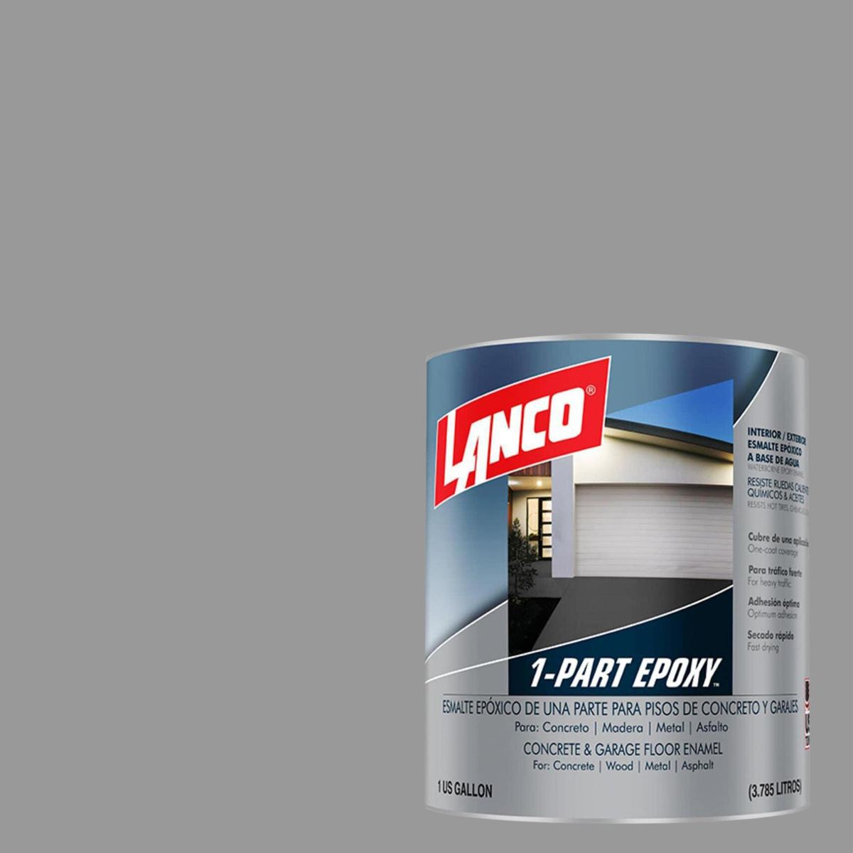 LANCO - Esmalte 1 Part Epoxy Lata 1 galón(es) Mate Gris