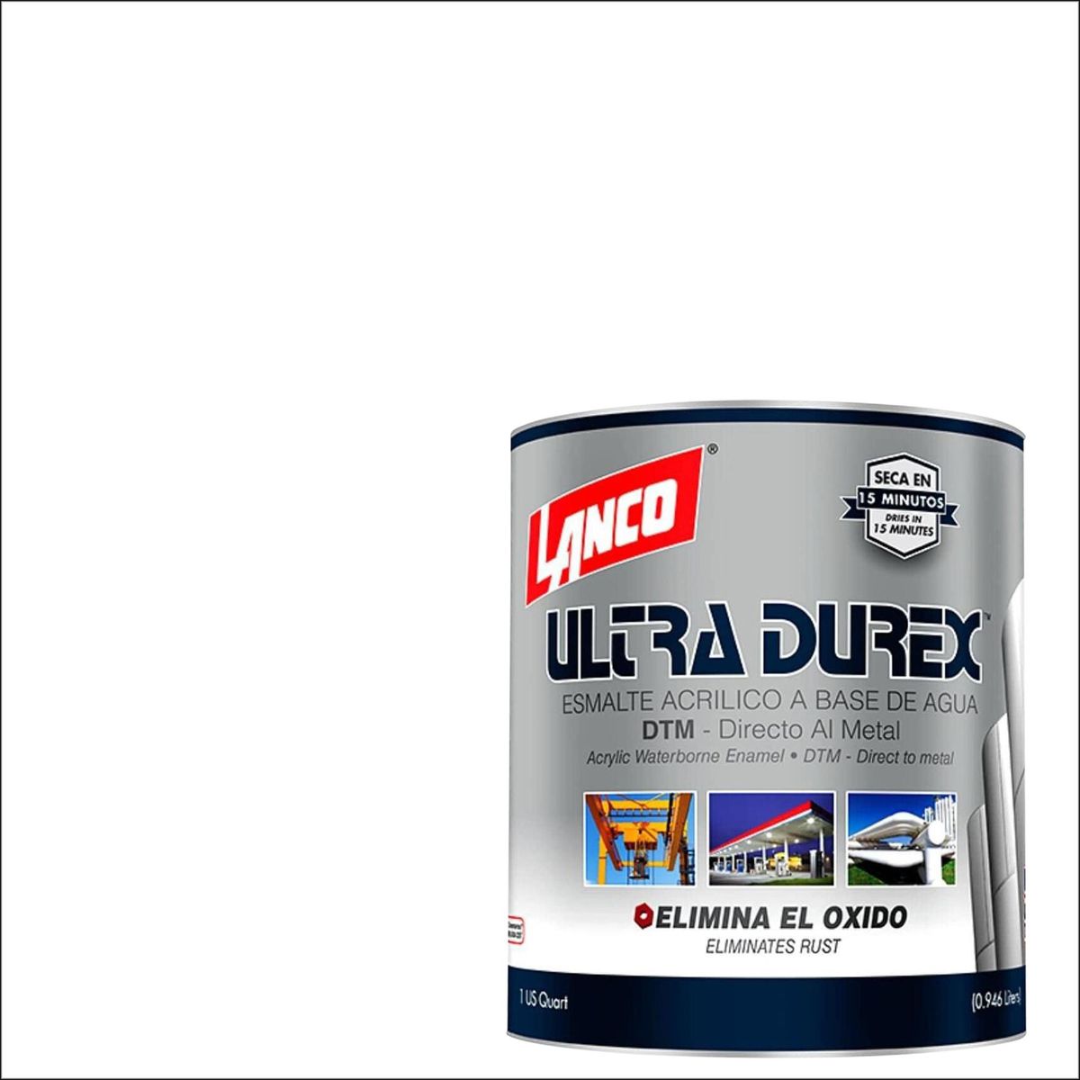 LANCO - Esmalte 3x1 Ultra Durex Tarro 0.25 galón(es) Mate Blanco