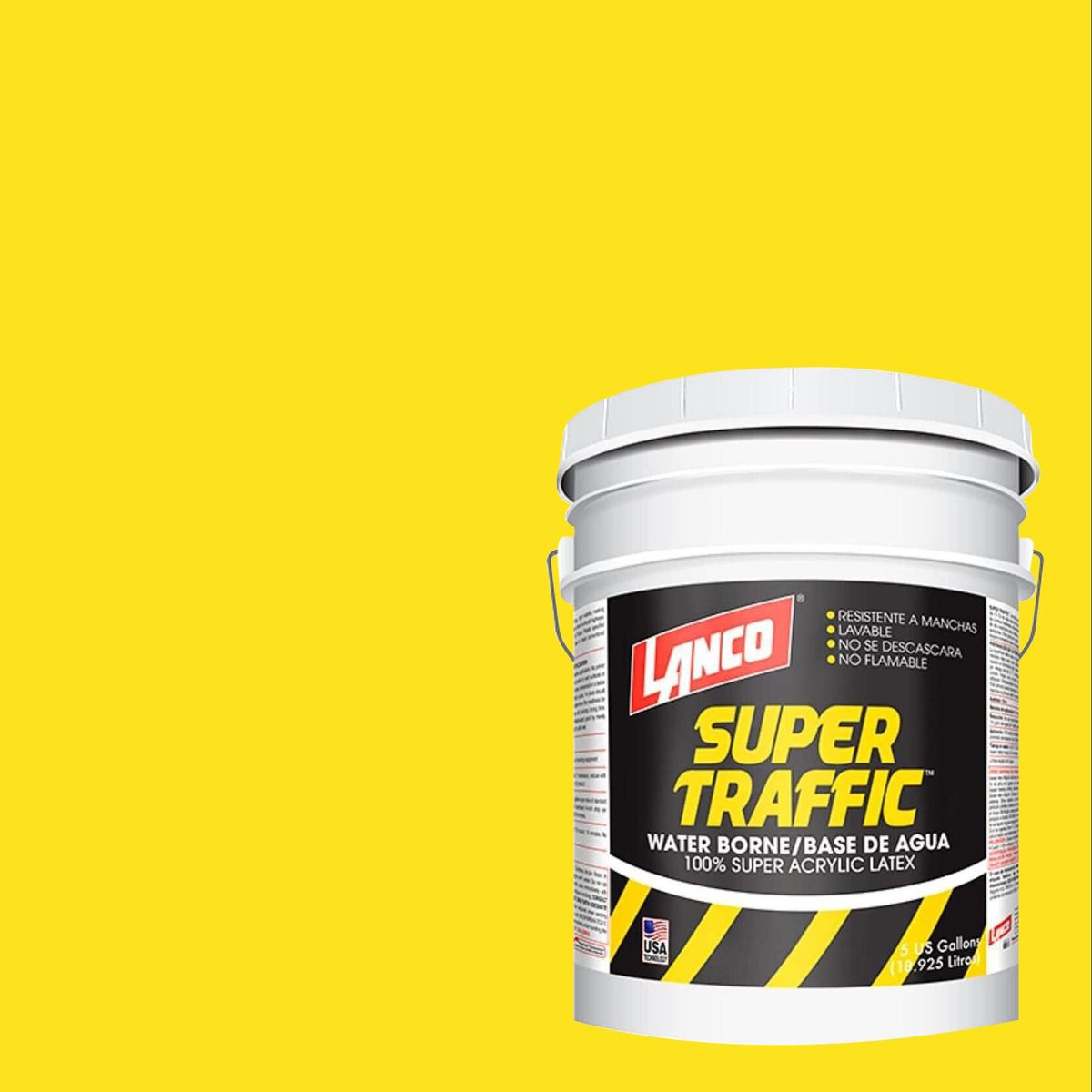 LANCO - Esmalte Epox Suoer Traffic Tineta 4 galón(es) Mate Amarillo