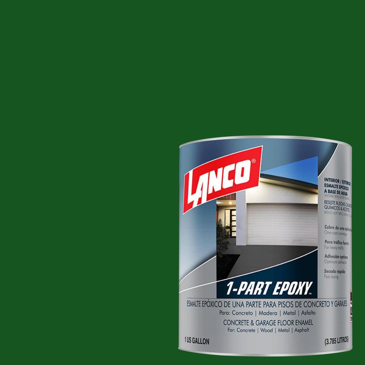 LANCO - Esmalte 1 Part Epoxy Lata 1 galón(es) Mate Verde