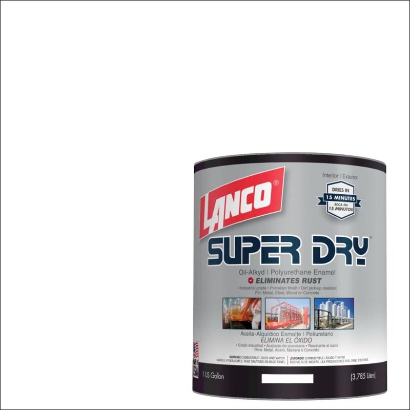LANCO - Esmalte Poliuretano Super Dry Blanco 1 gl