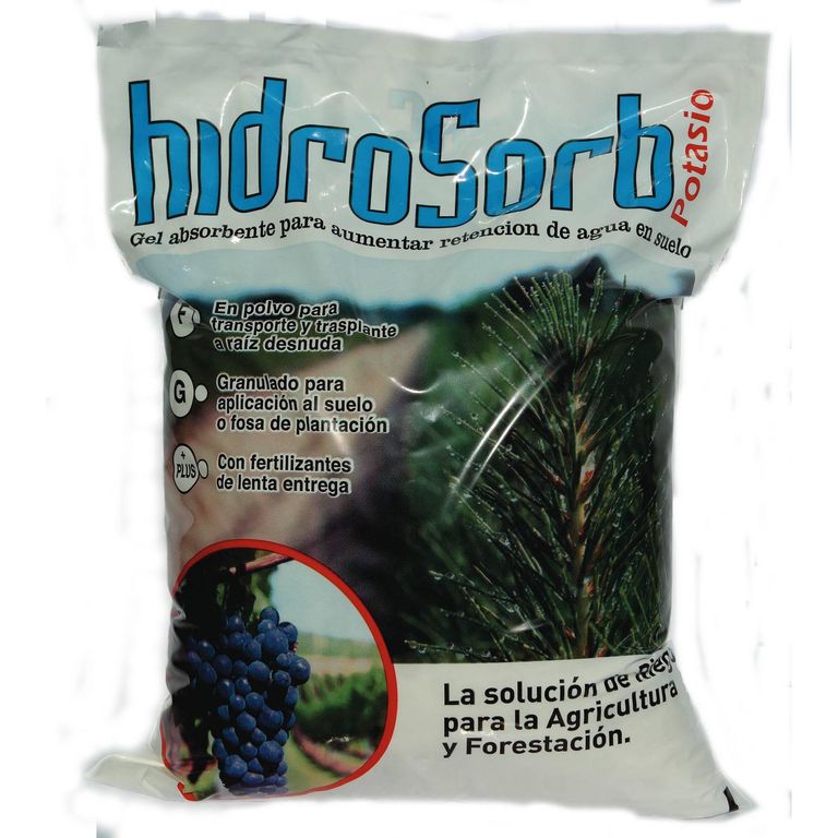 HidroGel retenedor de agua bolsa 1 kg