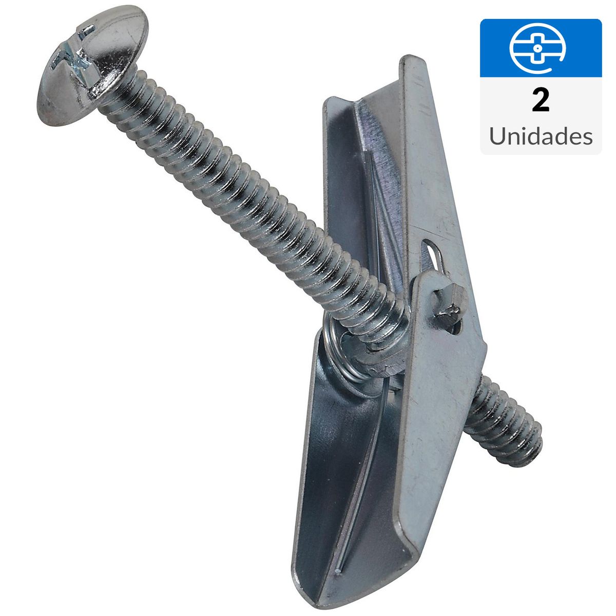 FIXSER - Anclaje tipo mariposa 3/16"x2" 2 unidades