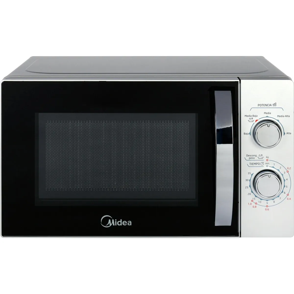 MIDEA - Microondas Análogo 20 Litros Silver MMP-20NCJ9