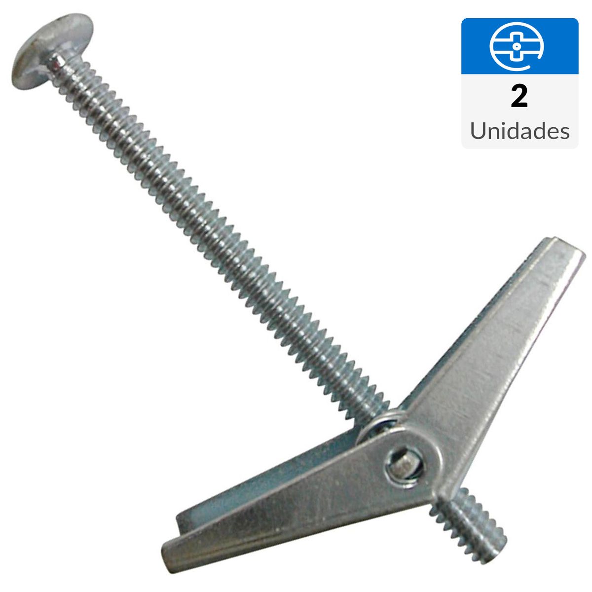 FIXSER - Anclaje tipo mariposa 1/4"x3" 2 unidades