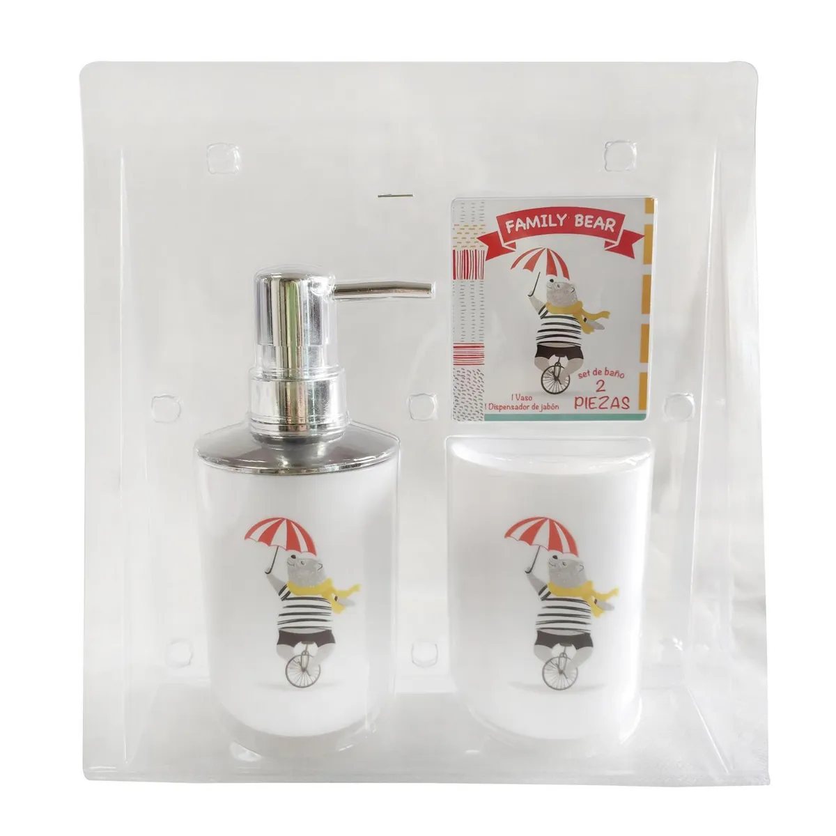 RONDA - Set de baño infantil oso y sus amigos