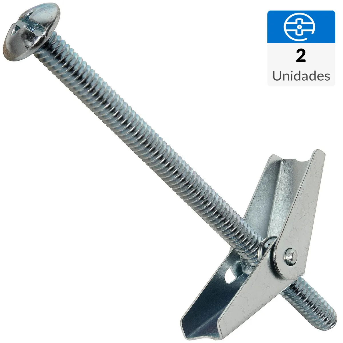 FIXSER - Anclaje tipo mariposa 1/4"x4" 2 unidades