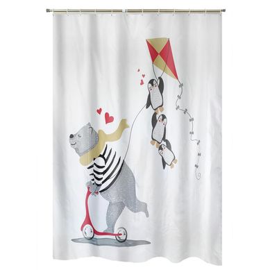 Cortina de bao infantil oso y sus amigos 180x180 cm