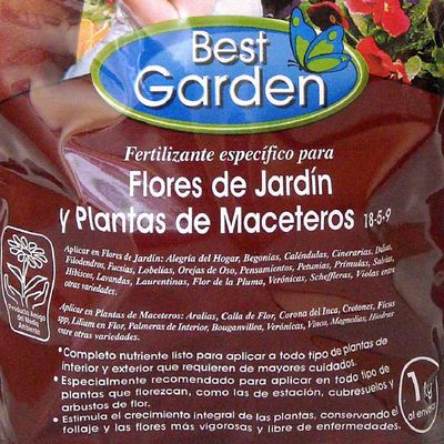 Imagen 2 del producto Fertilizante para plantas y flores 1 kg bolsa