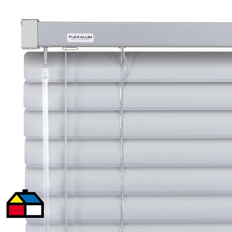 FLEXALUM - Persiana Aluminio Ancho Ancho 251a270cm Alto 121a130cm