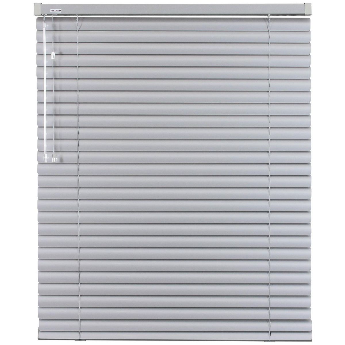 FLEXALUM - Persiana Aluminio Plata Ancho 251a270cm Alto 301a320cm