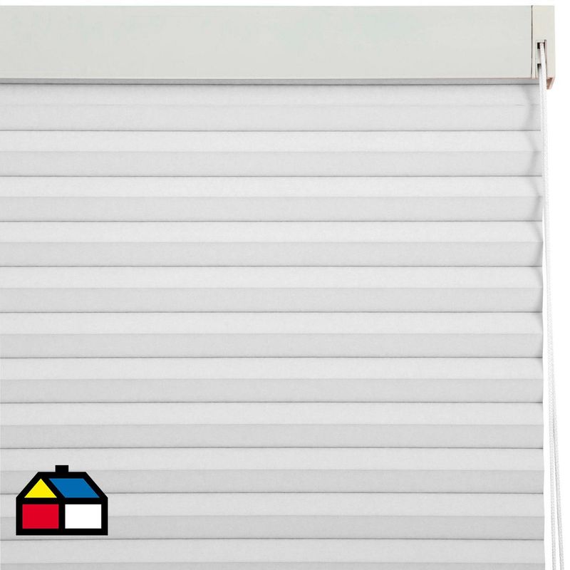 FLEXALUM - Cortina Blackout Blanco Ancho 281a310cm Alto 61a80cm