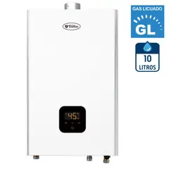 ALBIN TROTTER - Calefont Gas Licuado 10 Litros Tiro Forzado Ionizado