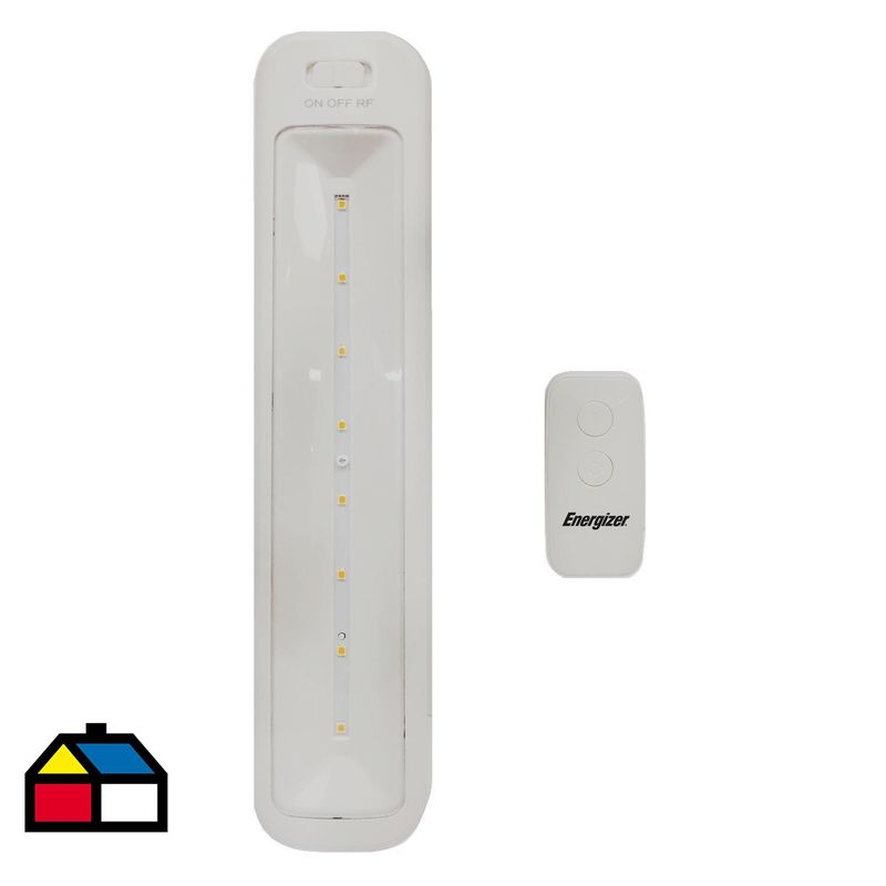 ENERGIZER - Barra Techo Luz Fría Control Remoto Plástico Blanco 30 W