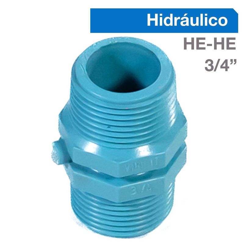 VINILIT - Niple PVC-P HE/HE 3/4"  1u