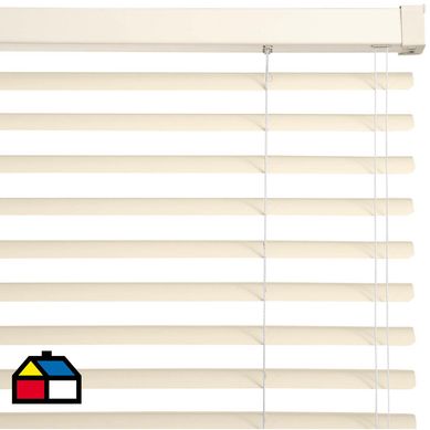 Persiana Aluminio Crema Ancho 181a190cm Alto 281a300cm