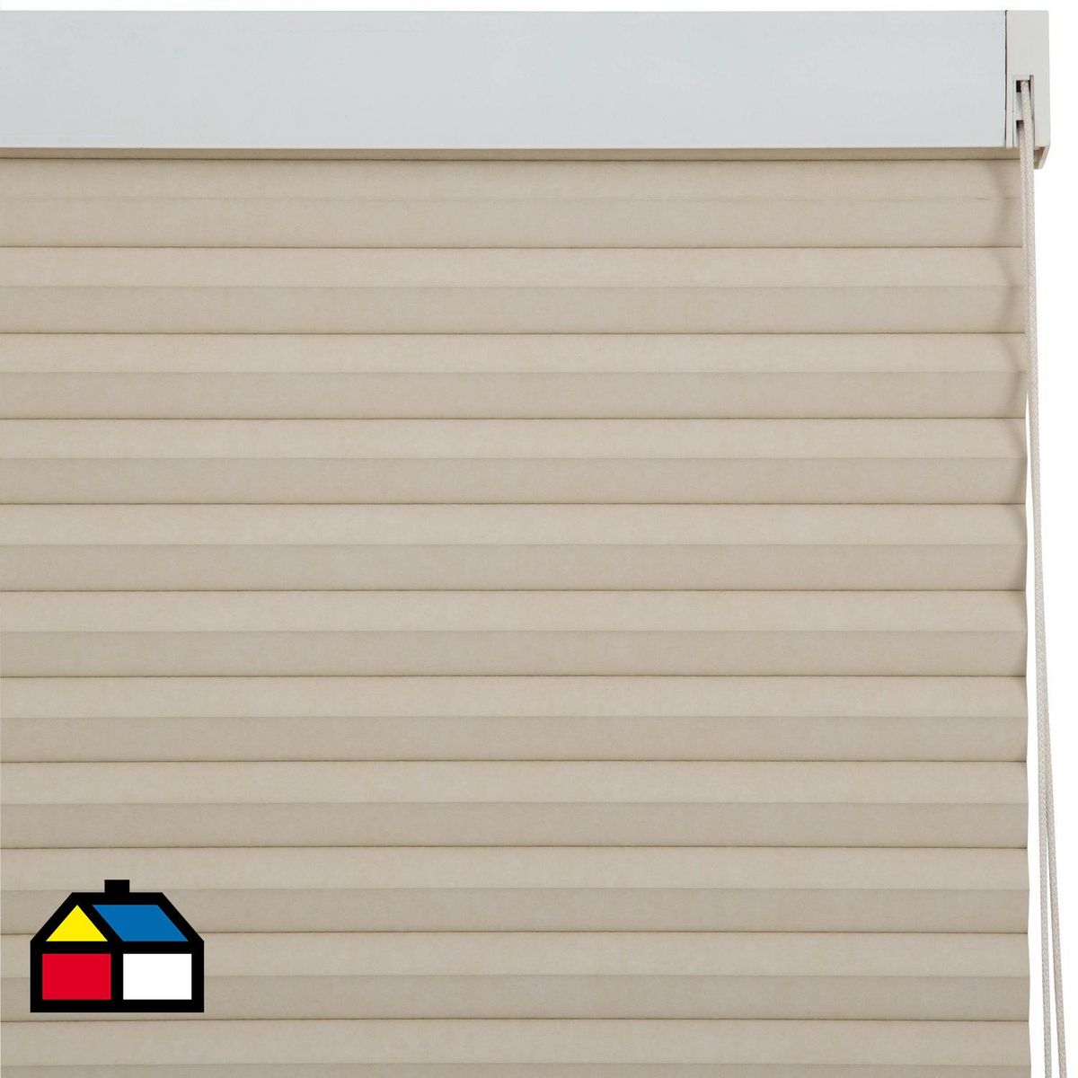 FLEXALUM - Cortina Blackout Crema Ancho 81a100cm Alto 281a310cm