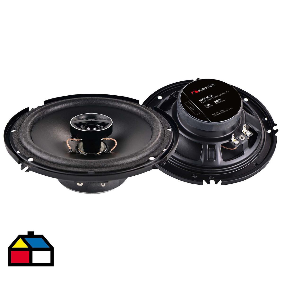 Parlante 16cm 2 vias potencia 200w, marca NAKAMICHI - Foto Principal