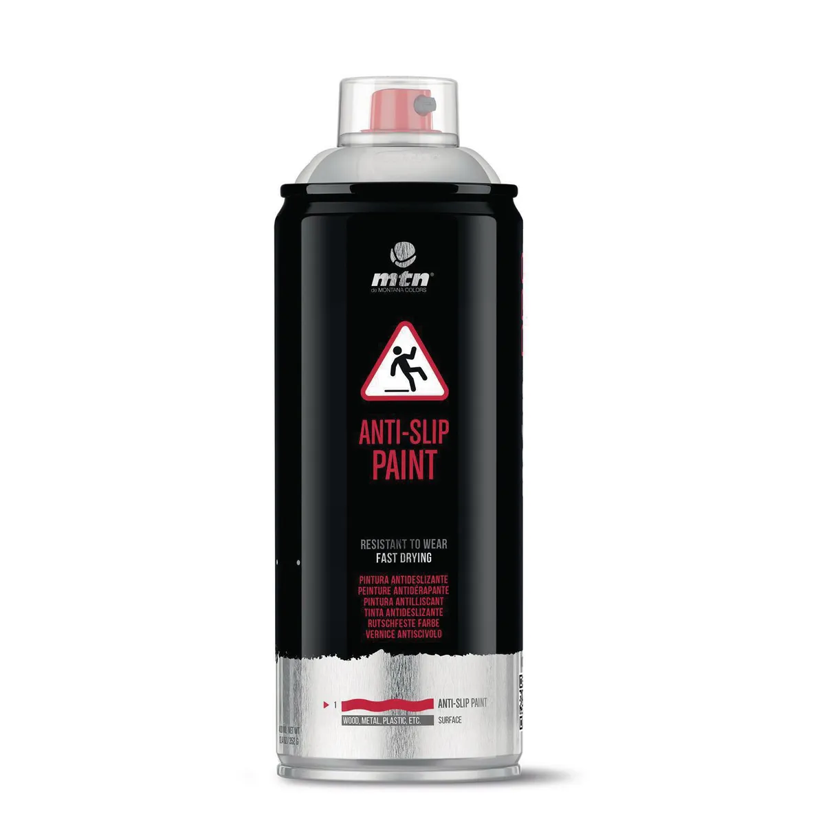 MONTANA COLORS - Pintura Antideslizante Spray 0.4 l Mate transparente