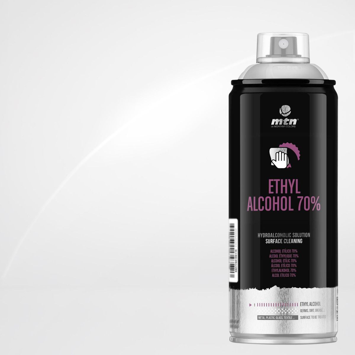 MONTANA COLORS - Alcohol Etílico 70% Spray 0.4 l Brillante transparente