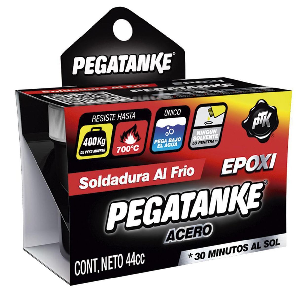 PEGATANKE - Pegatanke Soldadura Epóxica de 2 Componentes en Frío Color Acero