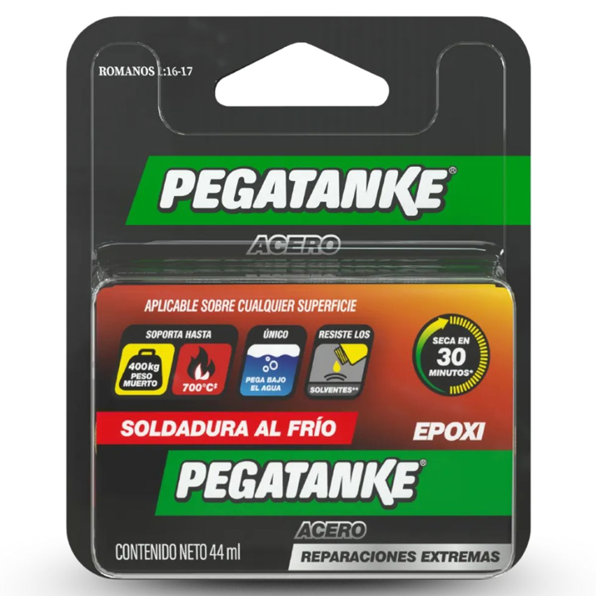 PEGATANKE - Pegatanke Soldadura Epóxica de 2 Componentes en Frío Color Acero