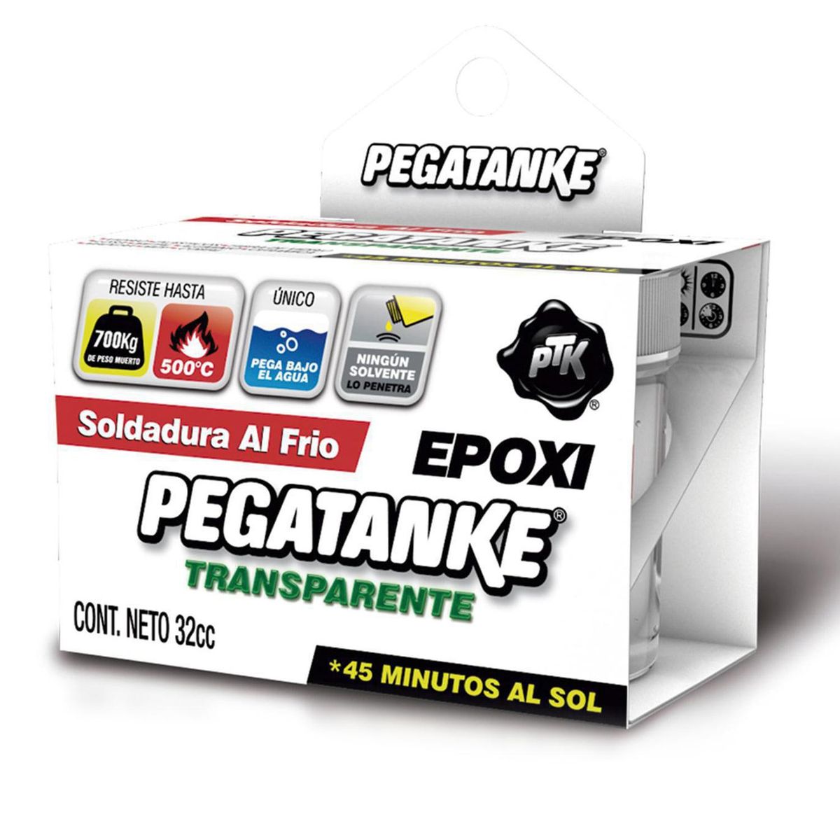 PEGATANKE - Pegatanke Soldadura Epóxica de 2 Componentes en Frío Color Transp