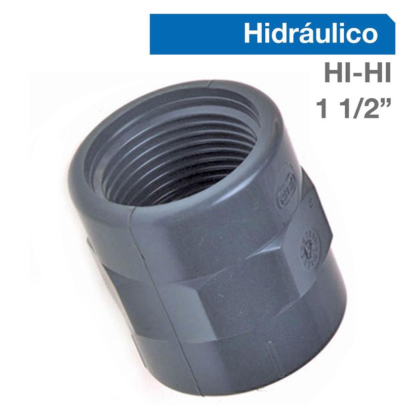 VINILIT - Copla PVC-P HI/HI 1 1/2"  1u