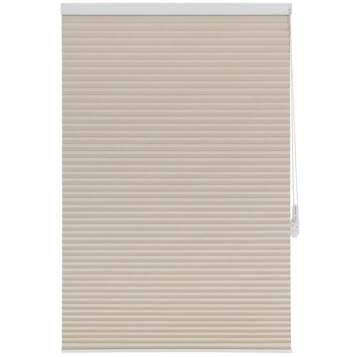 FLEXALUM - Cortina Blackout Crema Ancho 131a145cm Alto 401a420cm