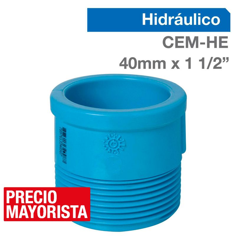 VINILIT - Terminal PVC-P CEM/HE 40mm x 1 1/2" 1u