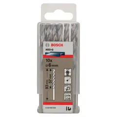 BOSCH - Set 10 brocas HSS-G para metal 60 mm