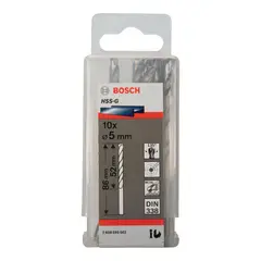 BOSCH - Set 10 brocas HSS-G para metal 5 mm