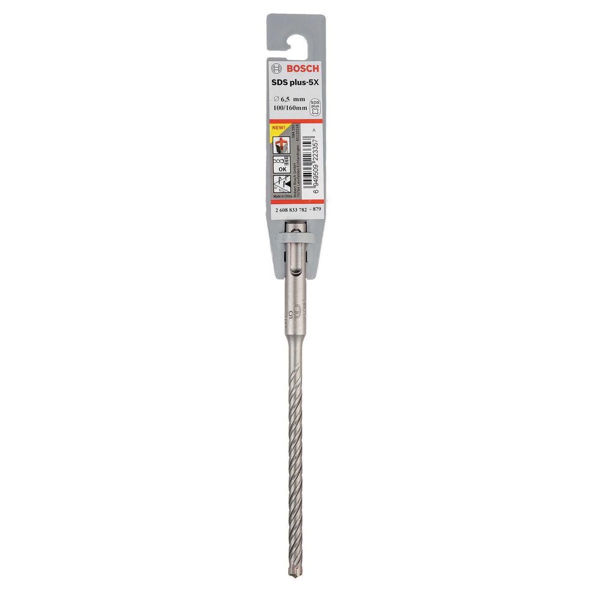 BOSCH - Broca PLUS 5X para concreto 6.5x100x160 mm