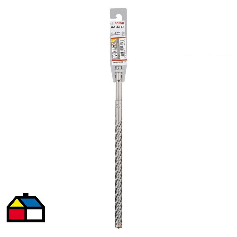 BOSCH - Broca PLUS 5X para concreto 12x200x260 mm
