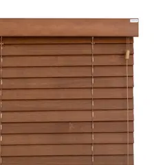 FLEXALUM - Persiana Madera Alerce Ancho 111a120cm Alto 30a80cm