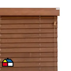 FLEXALUM - Persiana Madera Alerce Ancho 81a90cm Alto 161a170cm