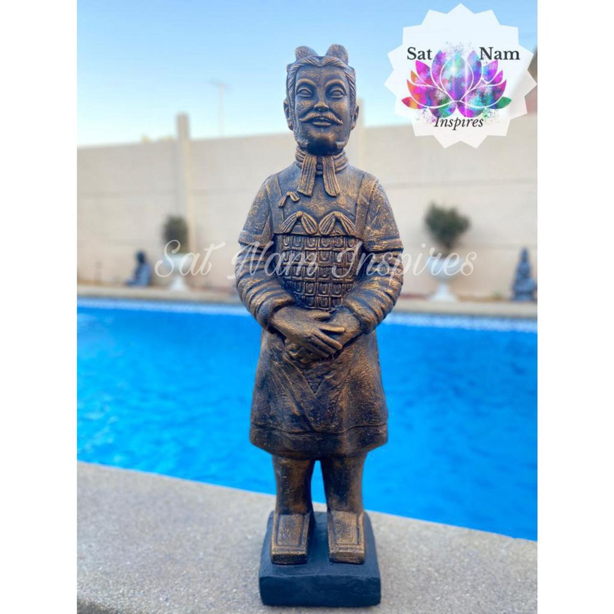 SAT NAM INSPIRES - Figura soldado de terracota 108x33x30 cm